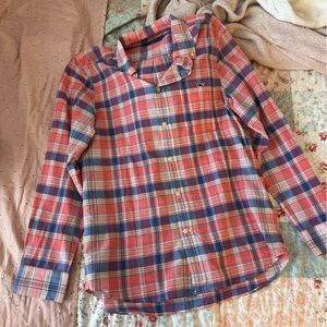 Coral & Blue Vineyard Vines Dress Shirt
